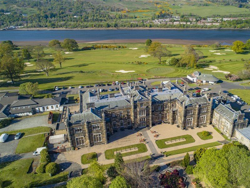 Mar Hall Golf & Spa Resort Bishopton  Buitenkant foto Aerial view of the hotel